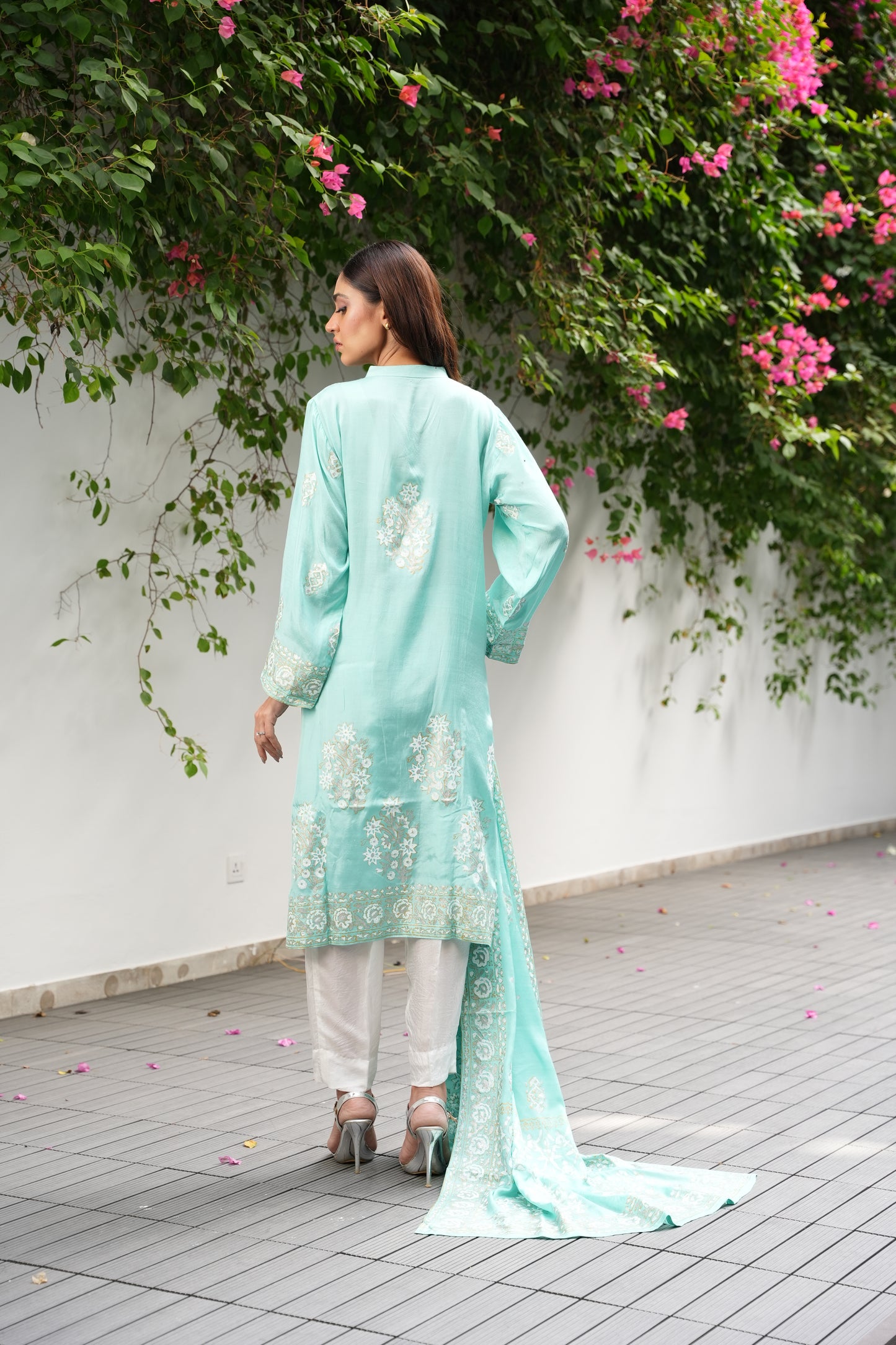 Ocean Breeze - 2 piece unstitched (Shirt & Duppatta)