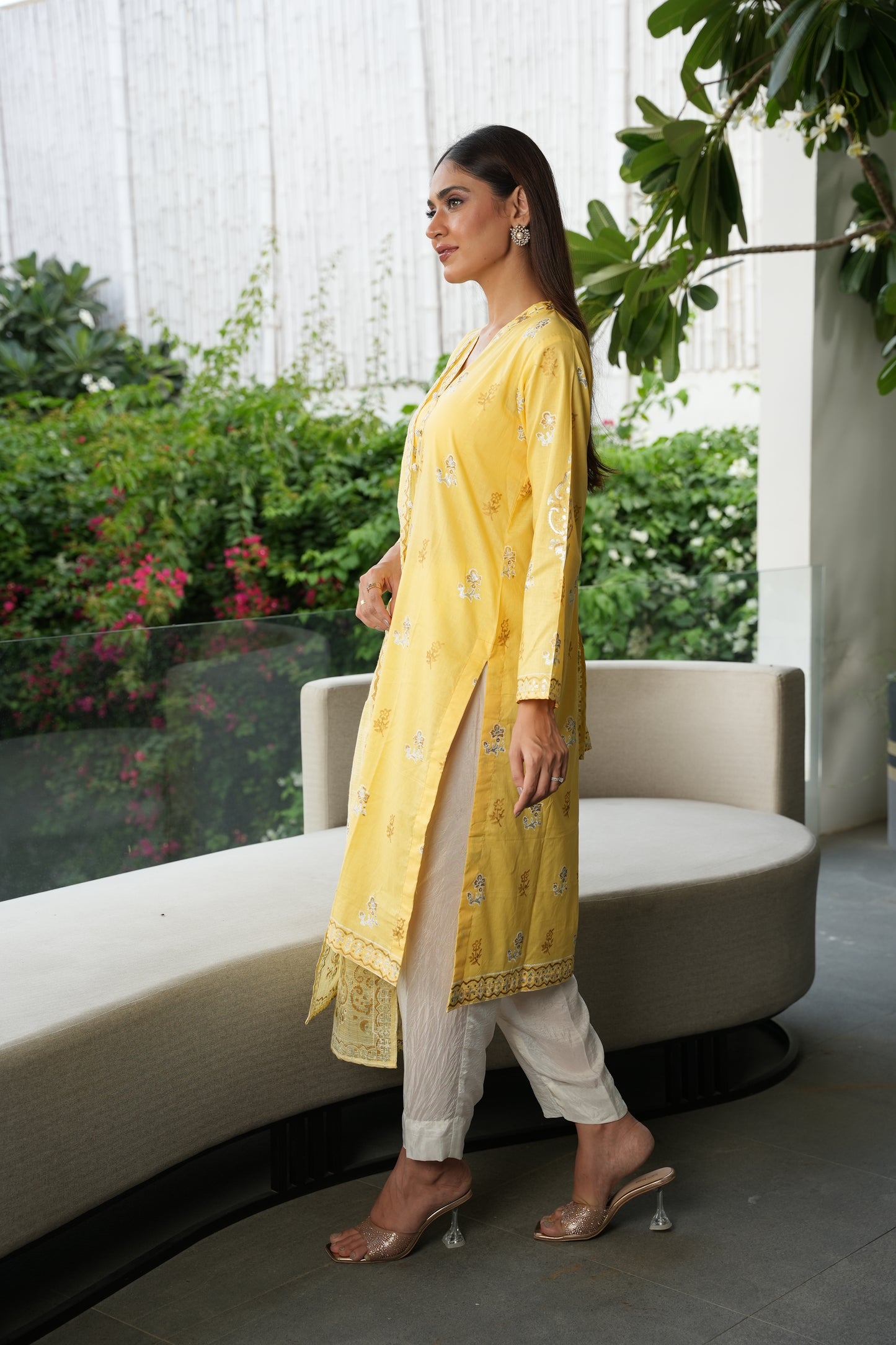 Sunlit Elegance - 2 piece stitched (Shirt & Duppatta)