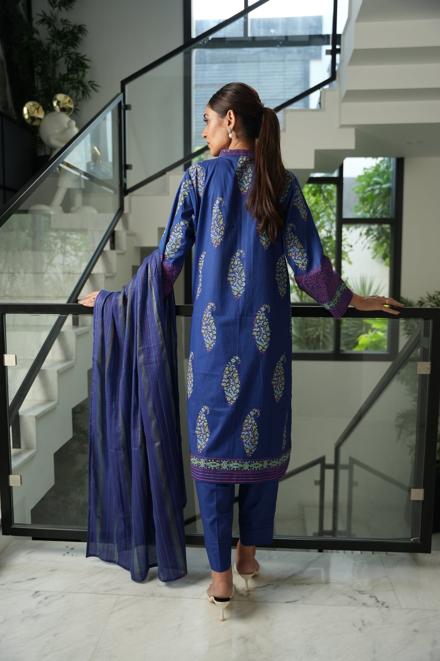 Vibrant Fusion - 2 piece stitched (Shirt & Duppatta)