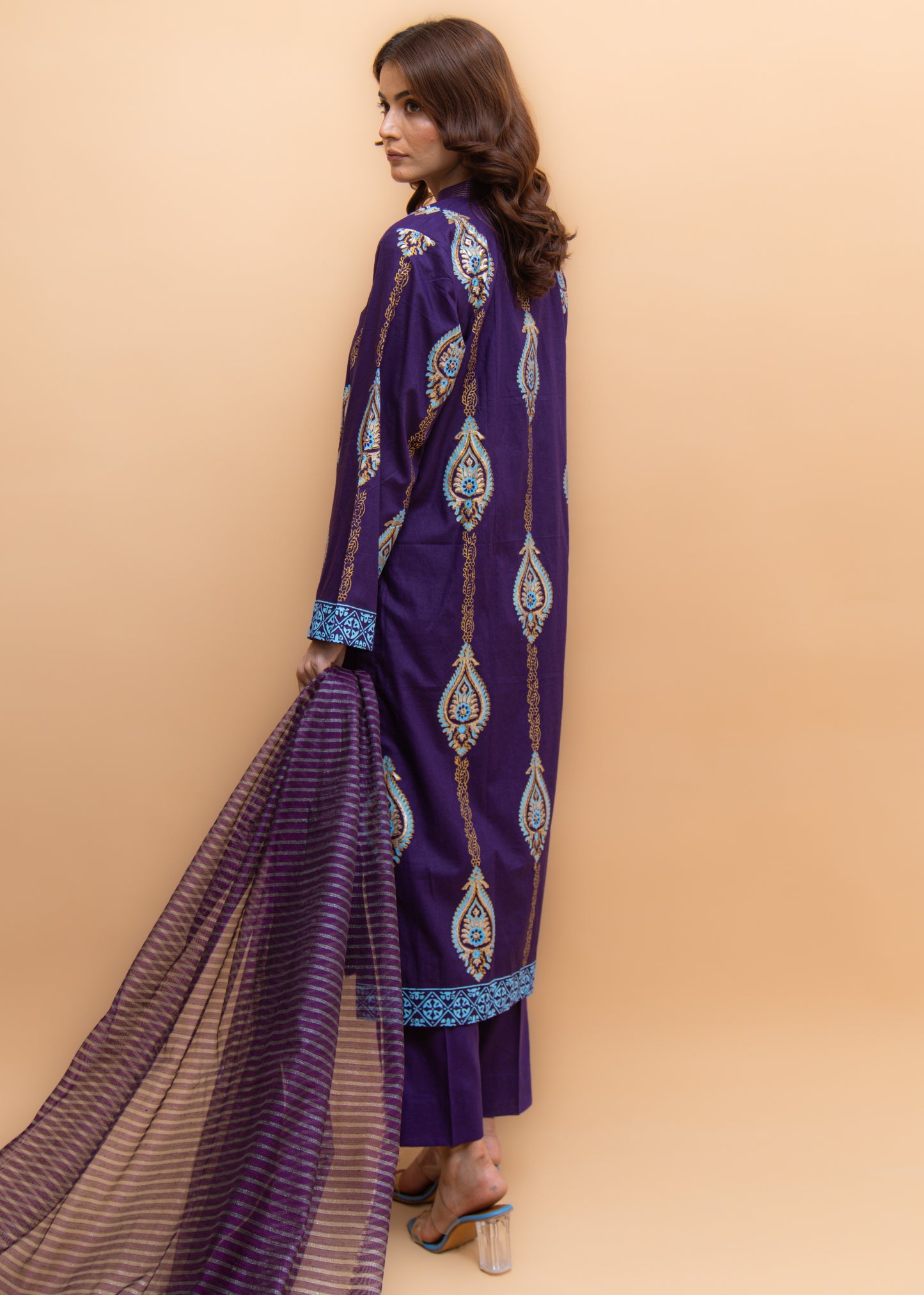 Meher | 3 Pc Suit | Unstitched