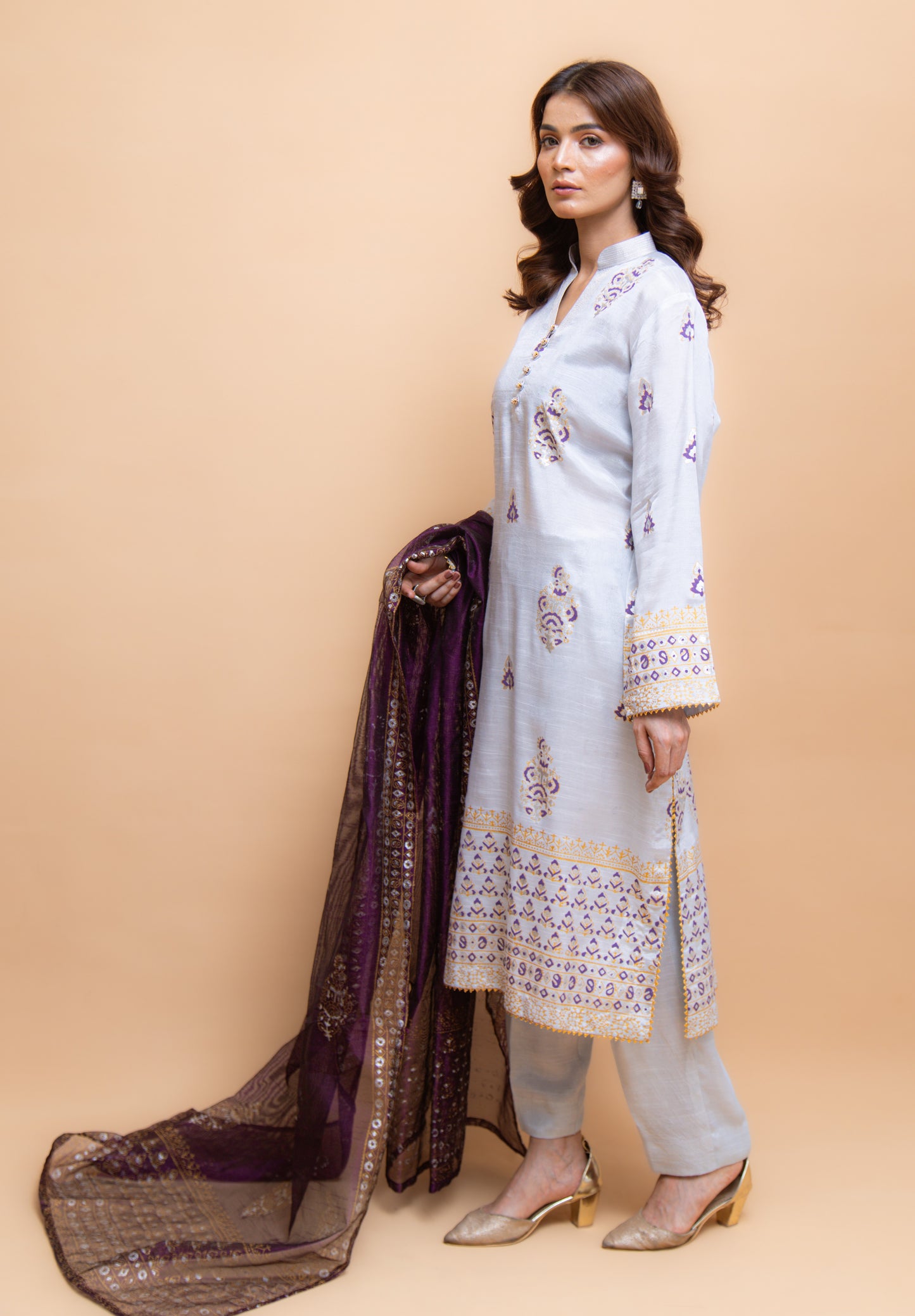 The Twilight | 3 Pc Suit | Unstitched