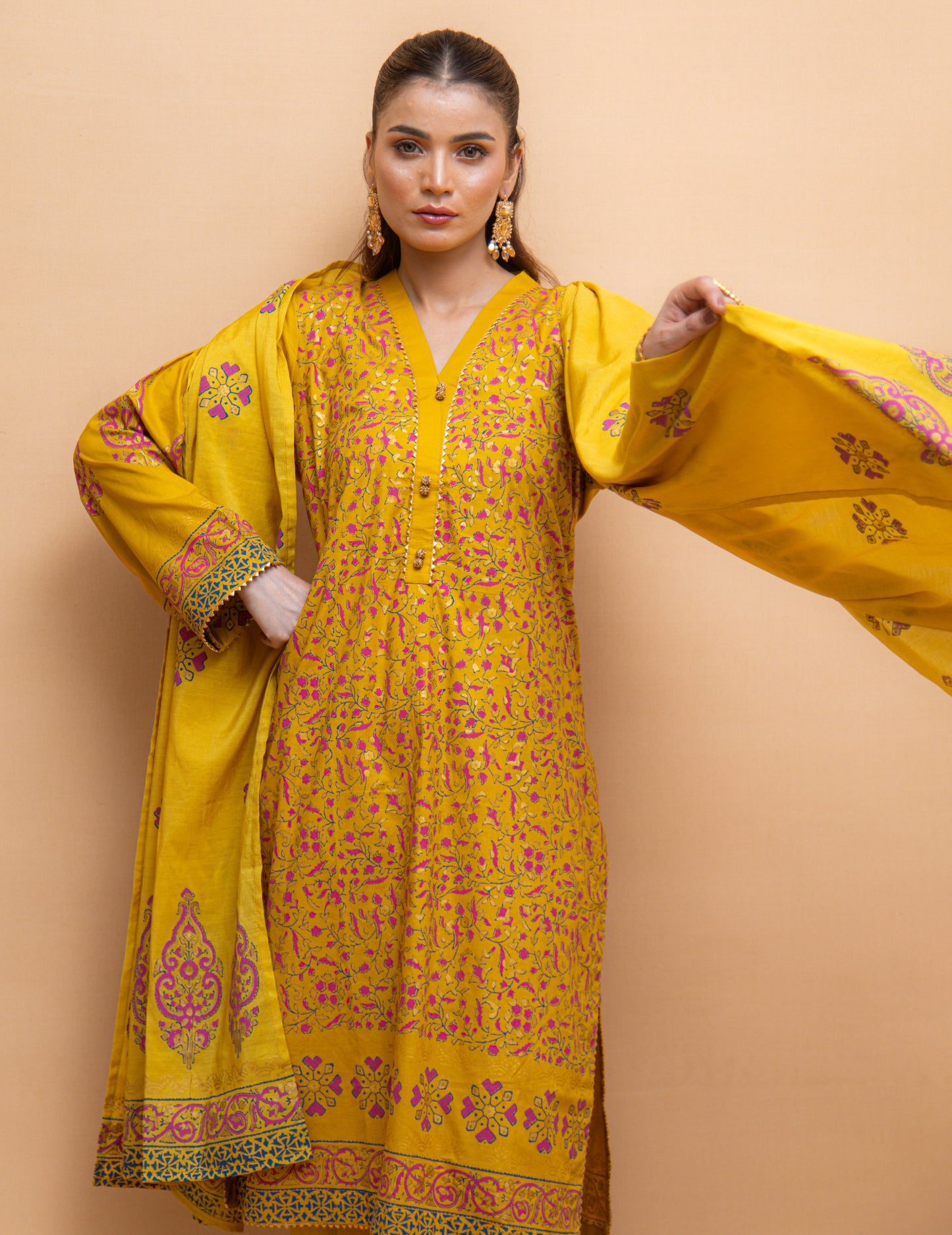 Zunaira | 3 Pc Suit | Unstitched