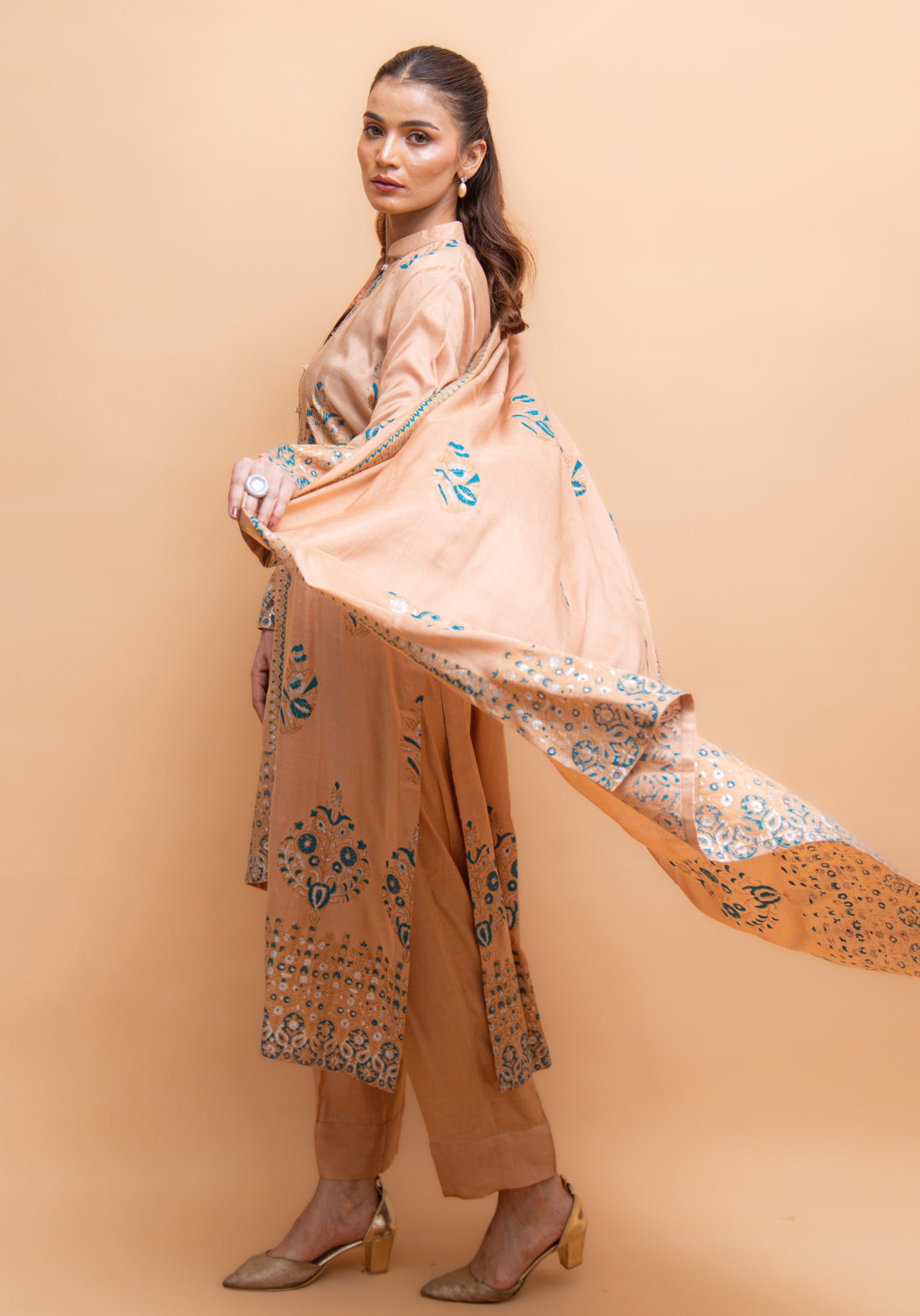 Elysian Grace | 3 Pc Suit | Unstitched