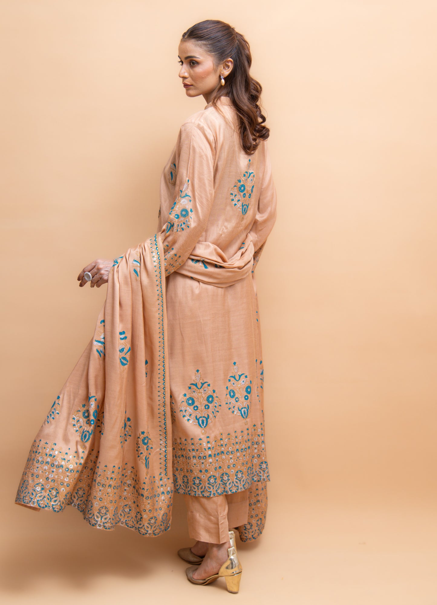 Elysian Grace | 3 Pc Suit | Unstitched