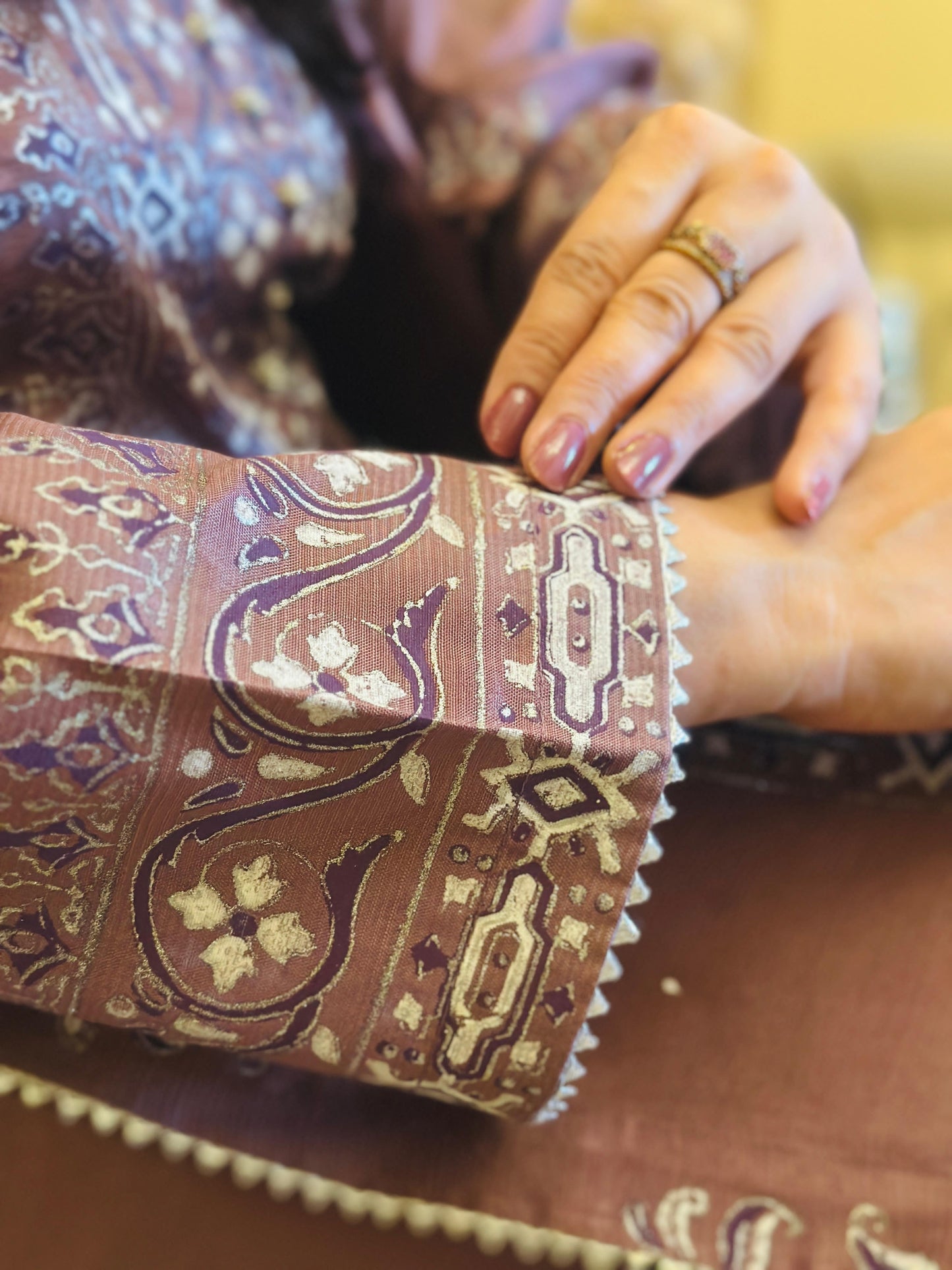 Mauve Regalia (3 Piece Stitched)