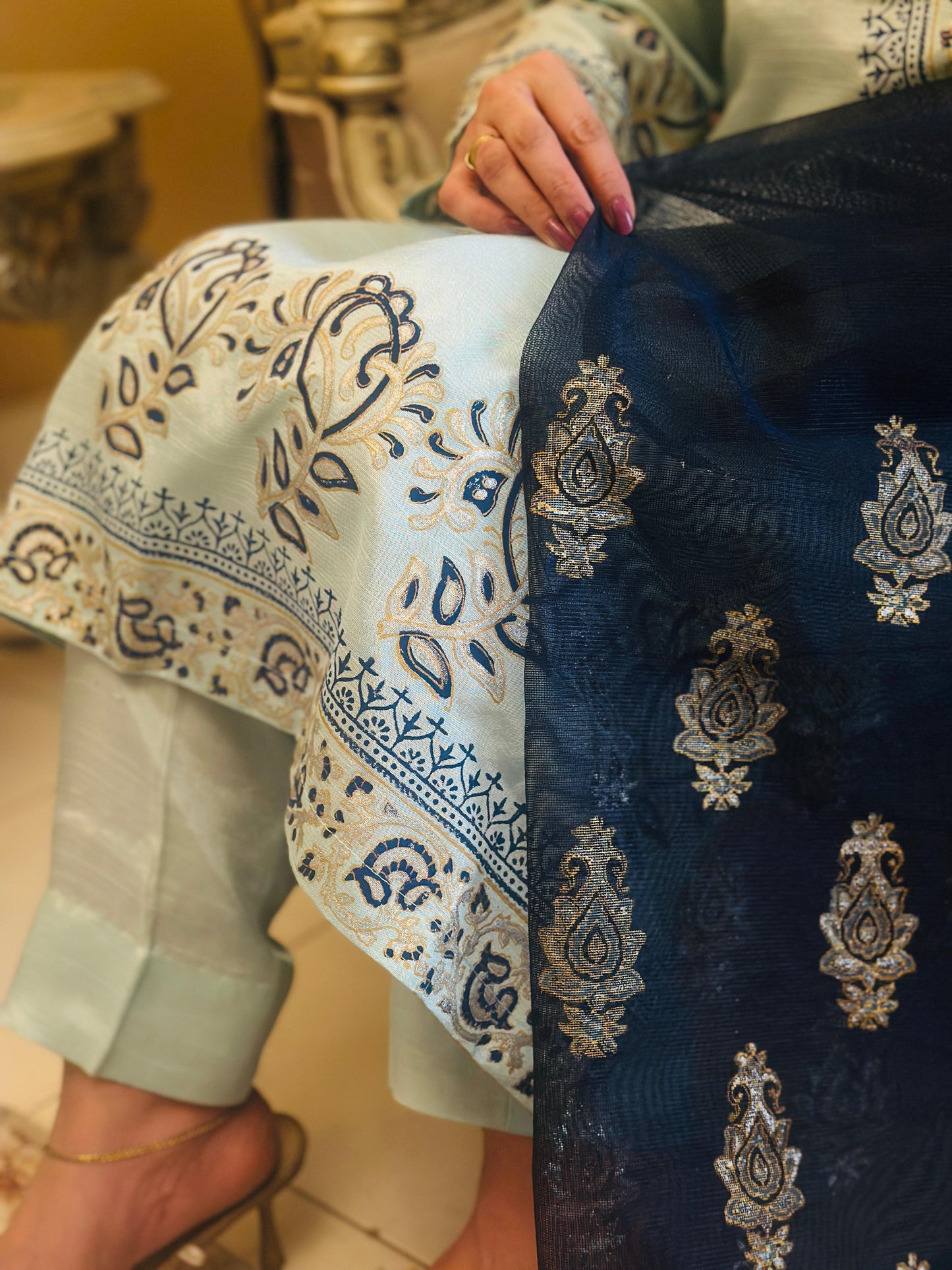 Azure Dream(Unstitched)