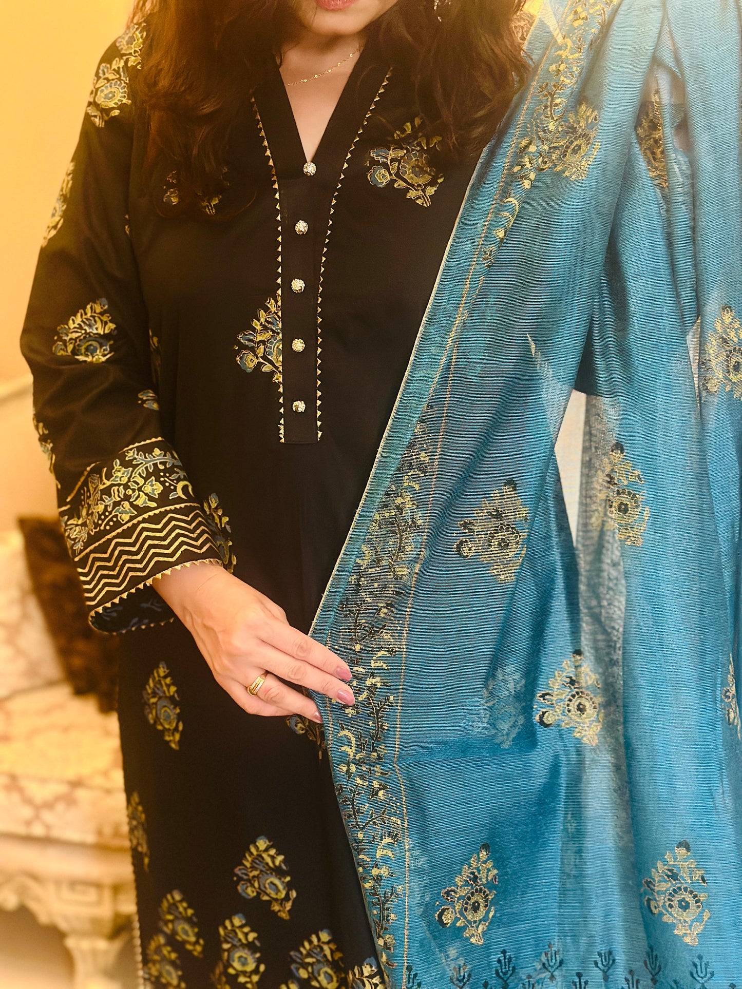 Midnight Elegance (Unstitched)