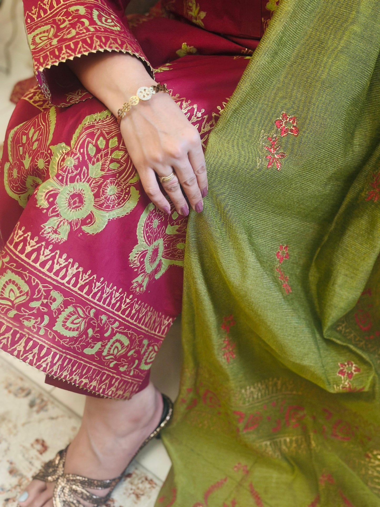 Fuchsia Allure (3 Piece Stitched)